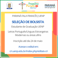 Paraná Fala Francês abre seleção para bolsista