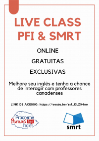 Paraná Fala Inglês lança aulas ao vivo com professores canadenses - Parceria Smrt English