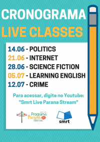 Live Classes continuam sendo realizadas para todo PR